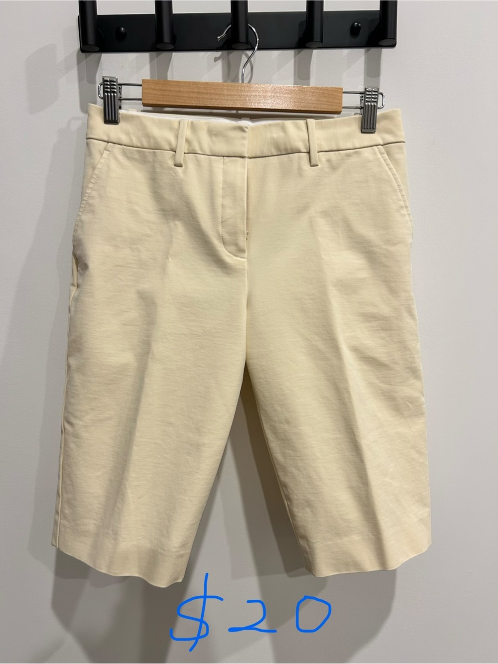 Classic Women's Tailored Cream Shorts